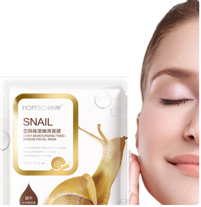 10pcs Snail Essence Facial Skin Care Mask-Hydrating Moisturizing Mask